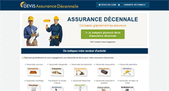 Desktop Screenshot of devis-assurance-decennale.fr